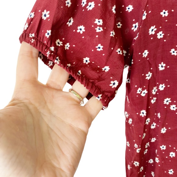 FAITHFULL THE BRAND Sz XS 2 CARAYES WRAP BLOUSE TOP IN BETINA FLORAL Revolve - Picture 9 of 12